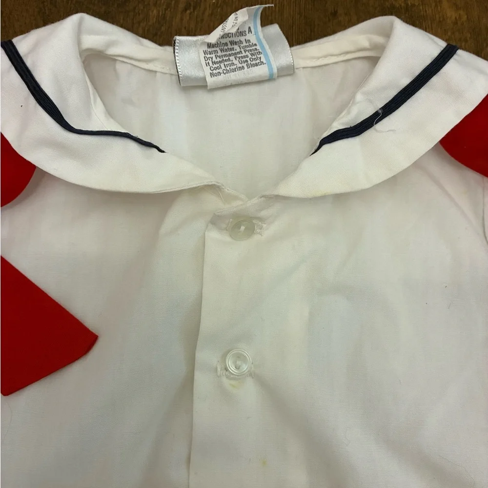 Vintage Baby Sailor Outfit
